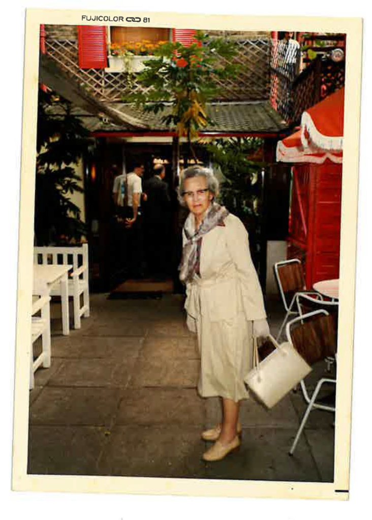 Ursula Knight, at a restaurant in Jersey, Channel Islands